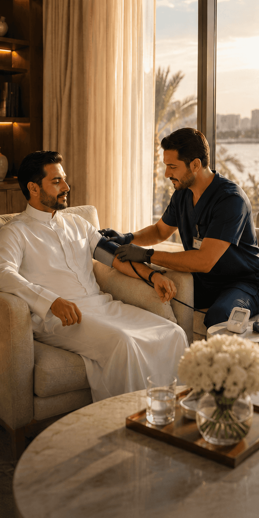 الأطباء سيصلون إلى منزلك