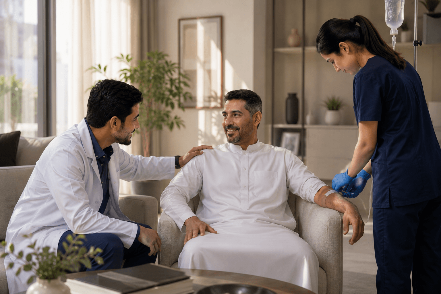 استشارة طبية متخصصة في المنزل