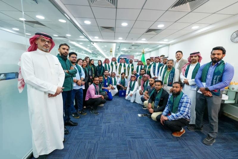 برجيل العربية تحتفي باليوم الوطني السعودي الـ96 بحضور الرئيس التنفيذي والموظفين