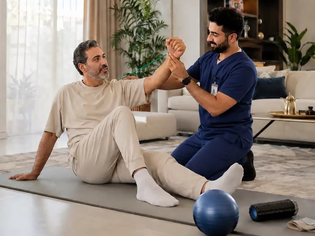 العلاج الطبيعي المنزلي